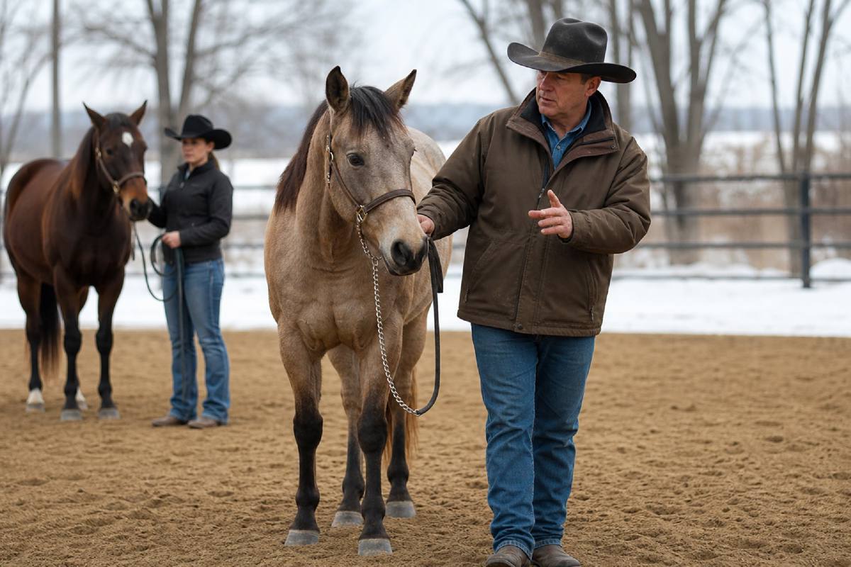 Cover image for Using a Chain in Showmanship and Groundwork: Jeremy LaRose on Forward Motion, Setup, and Balance