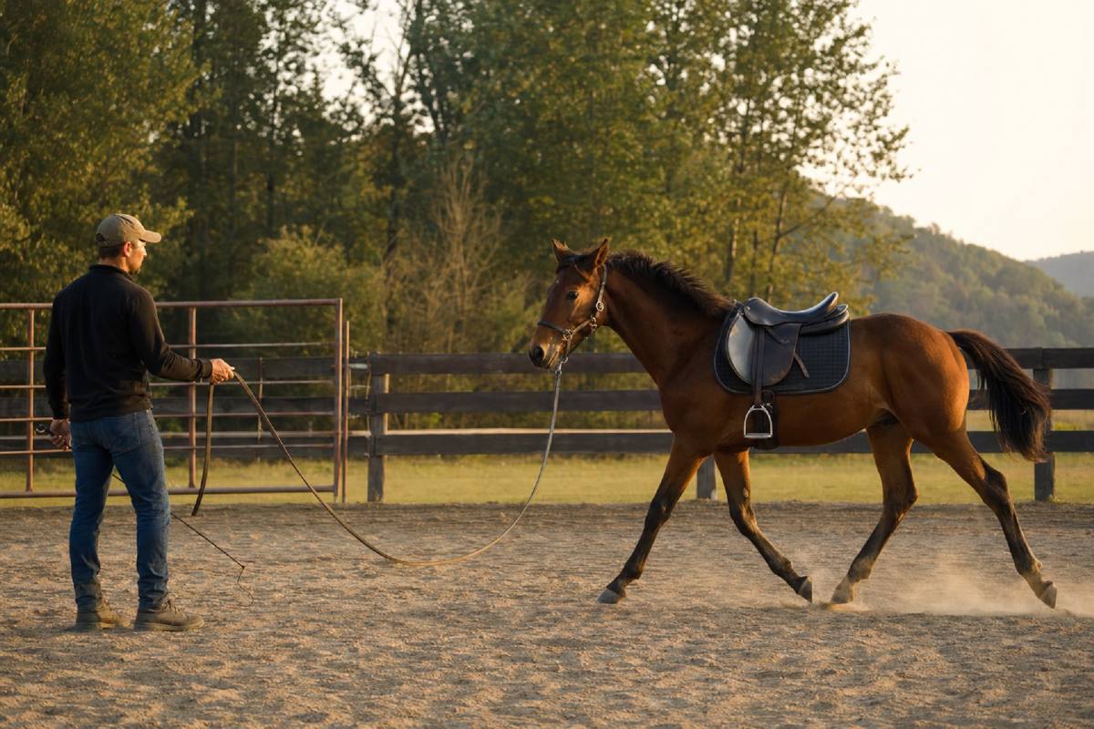 Cover image for Jeremy LaRose: Longe With a Purpose for Colt Starting and Saddle Prep